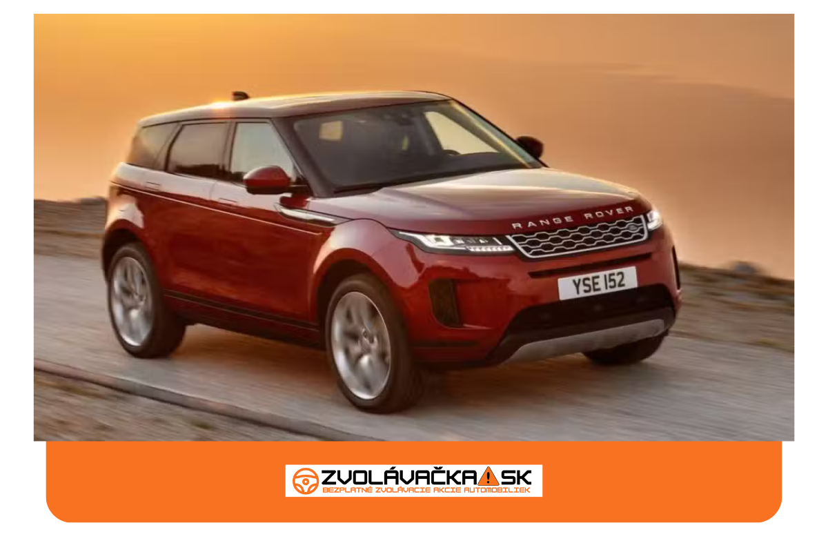 Zvolávacia akcia: Land Rover Range Rover Evoque (2019 – 2024)
