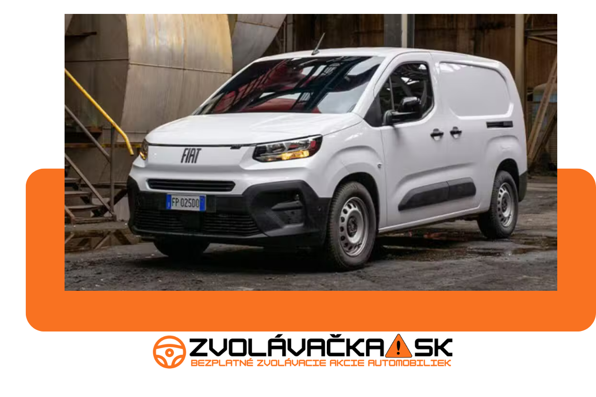 Zvolávacia akcia: Fiat Doblo, Fiat Scudo (2025)