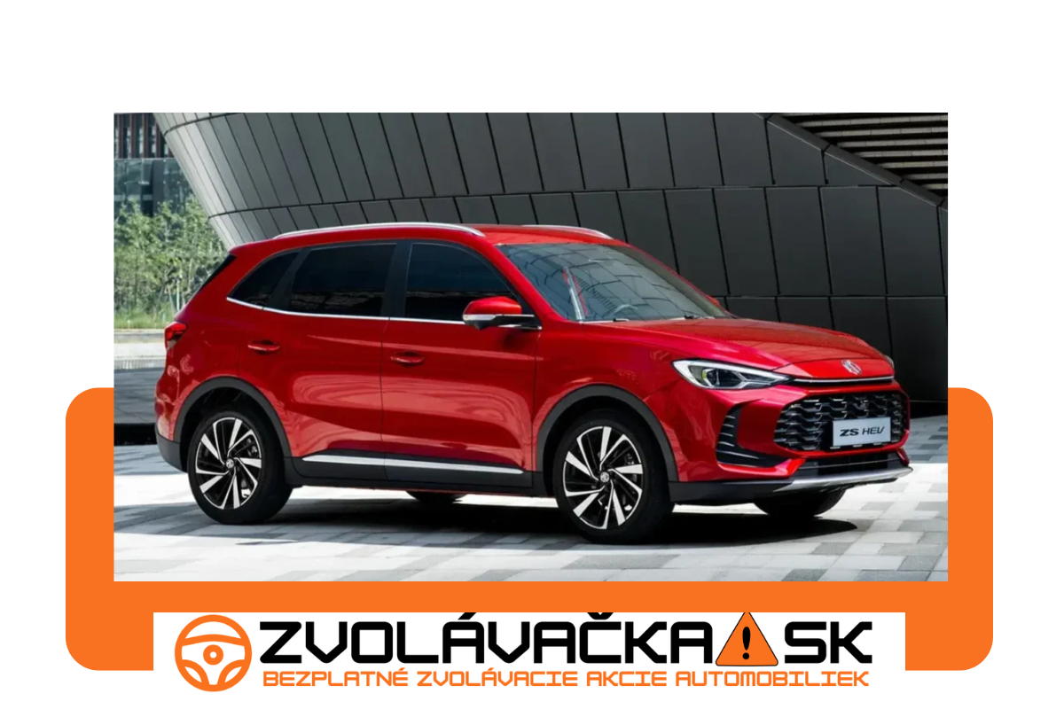Zvolávačka: MG ZS: Aktualizácia softvéru kvôli emisiám NOx
