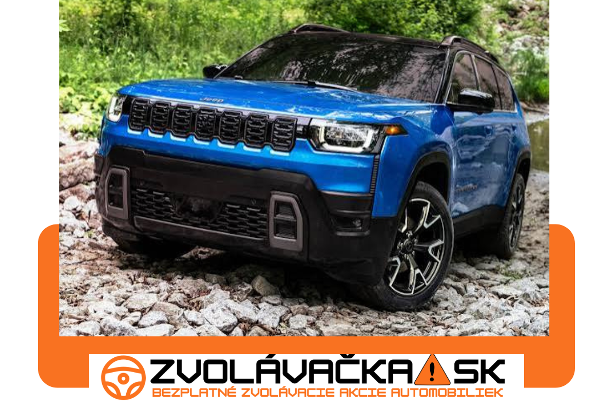 Zvolávačka: Jeep Cherokee: Zle nasadený poistný krúžok môže auto zastaviť