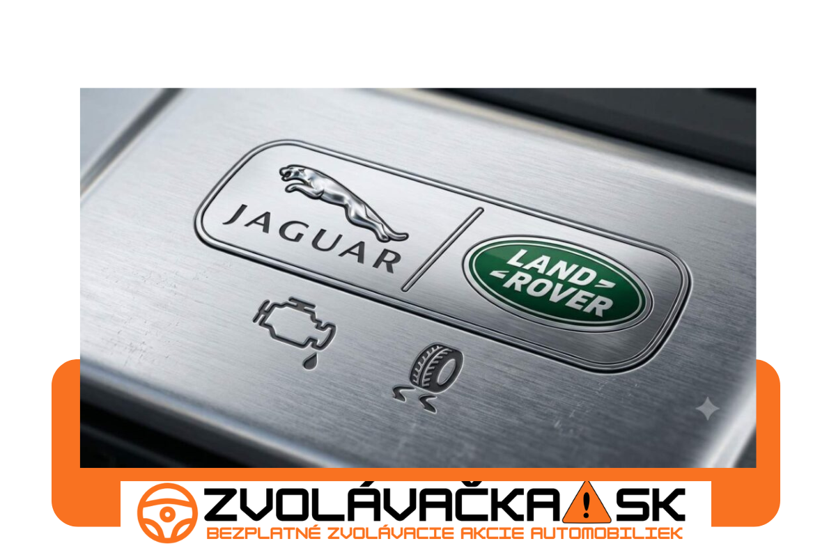 Zvolávačka: Land Rover a Jaguar: U viac ako 114 tisíc áut hrozí únik oleja