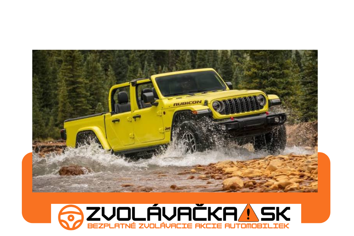 Zvolávačka: Jeep Gladiator: Porucha posilňovača riadenia